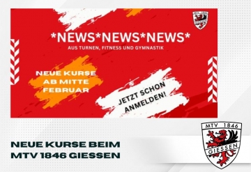 Neue Kurse beim MTV